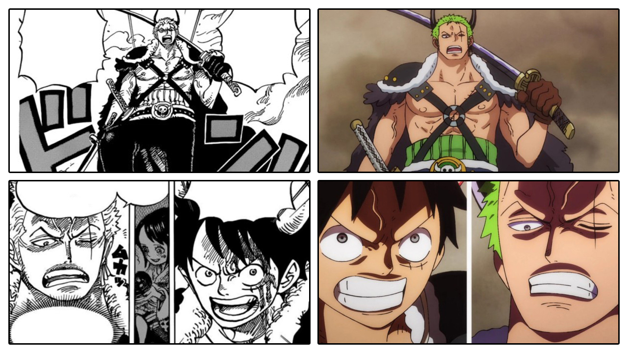 One Piece | Comparação Anime x Mangá do episódio 985