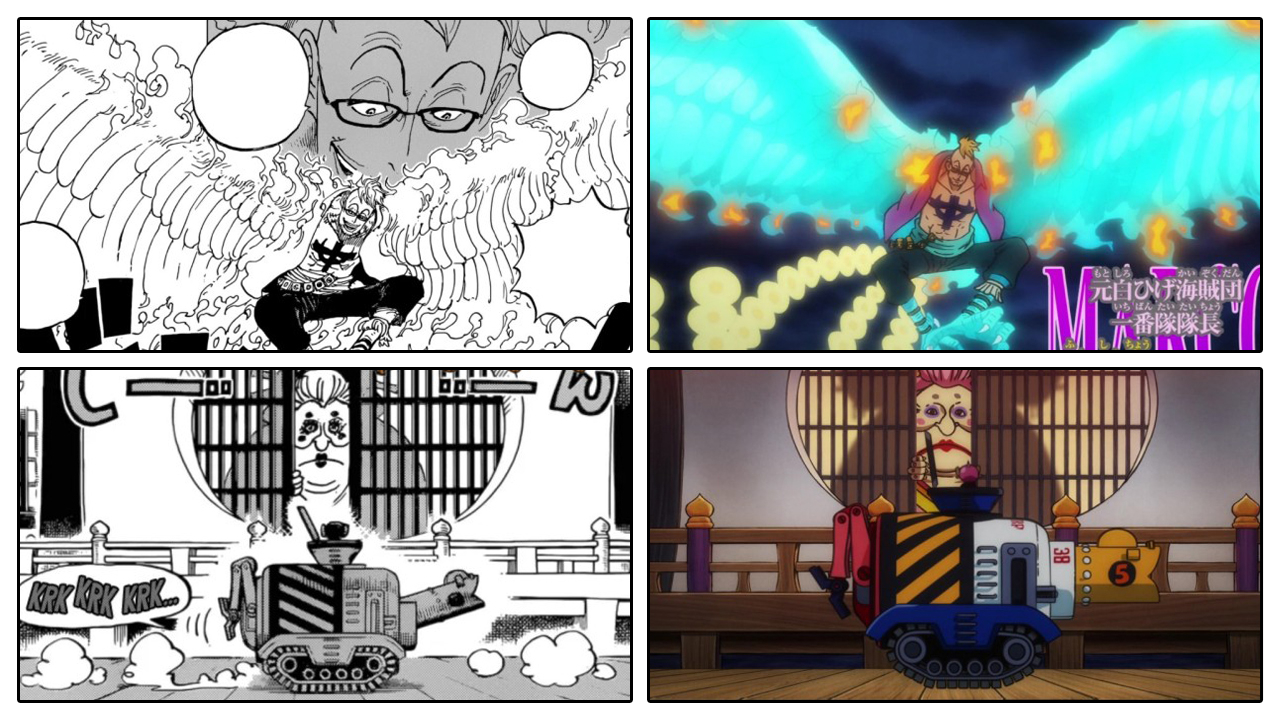 One Piece | Comparação Anime x Mangá do episódio 988