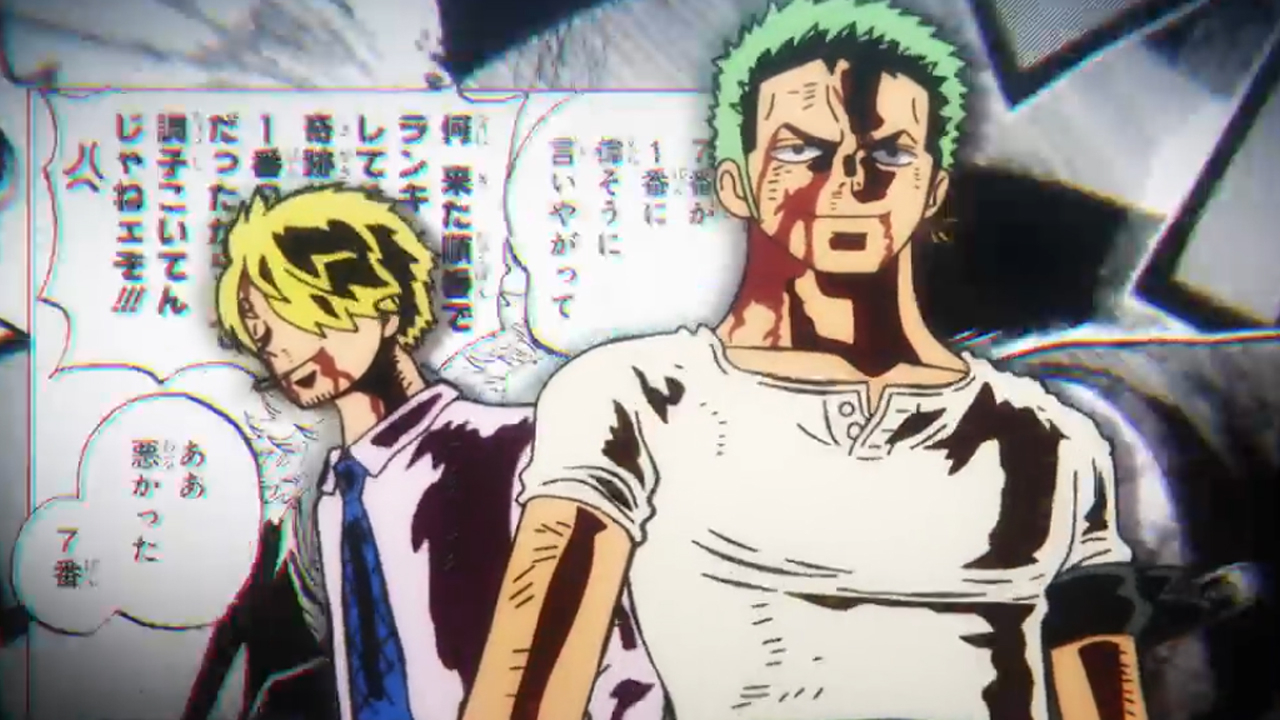 One Piece | Zoro e Sanji lutam juntos em reanimação em comemoração ao 100º volume do mangá; assista
