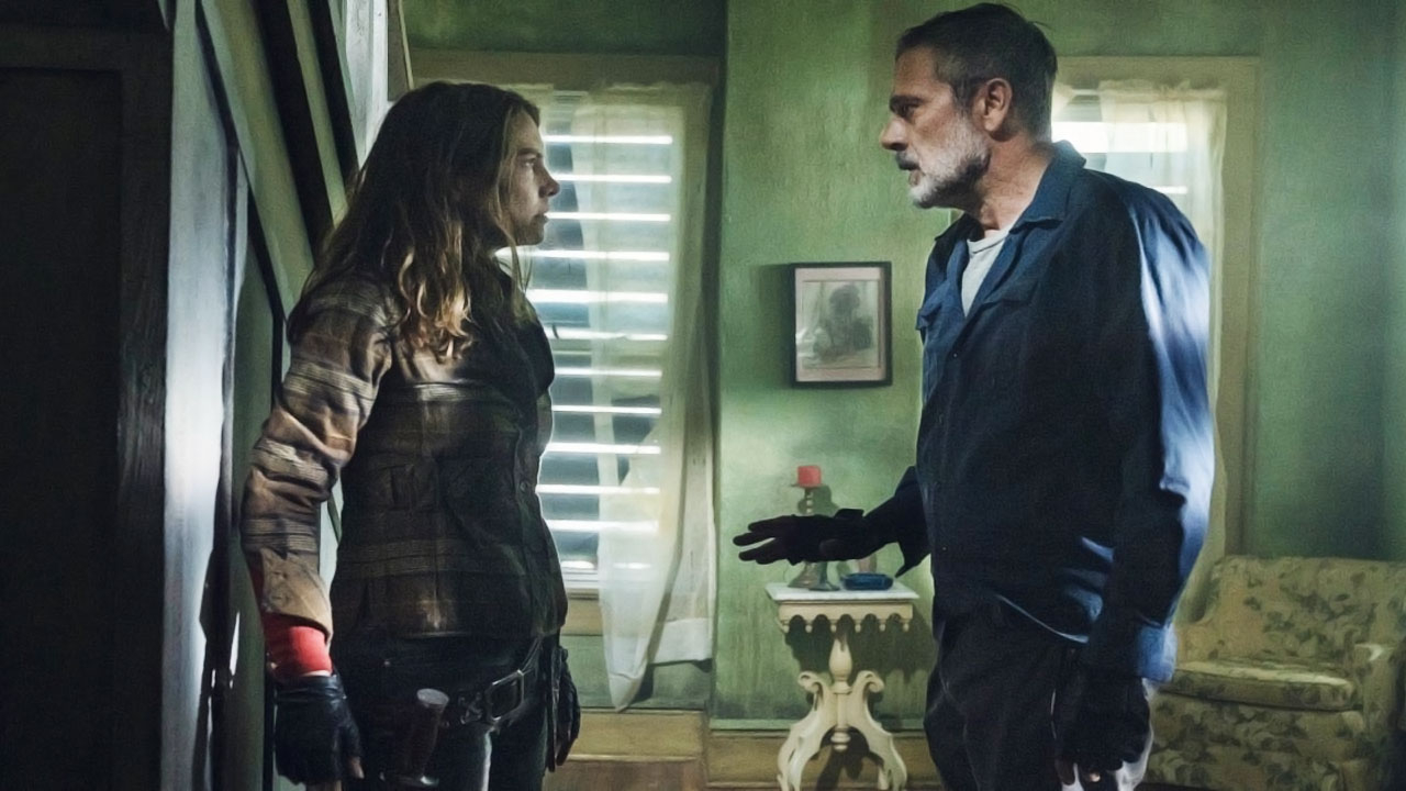 Maggie e Negan no 1º episódio da 11ª temporada de The Walking Dead (S11E01 - 