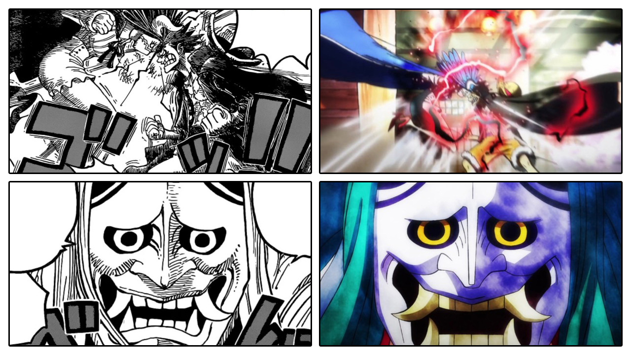 One Piece | Comparação Anime x Mangá do episódio 990