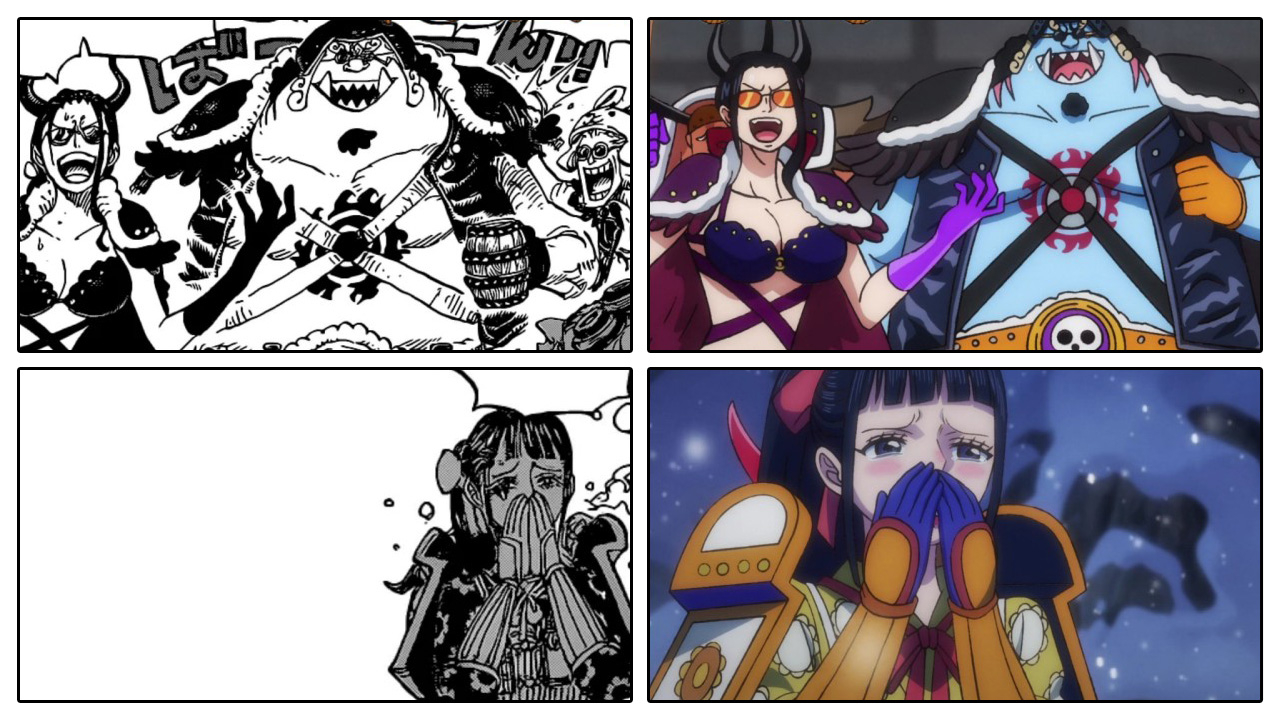 One Piece | Comparação Anime x Mangá do episódio 992