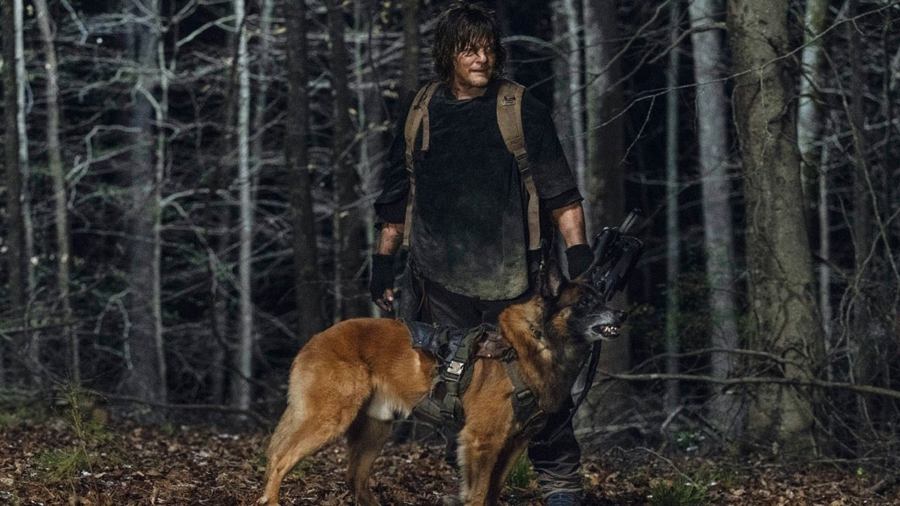 Daryl e Cão no 4º episódio da 11ª temporada de The Walking Dead (S11E04 - 