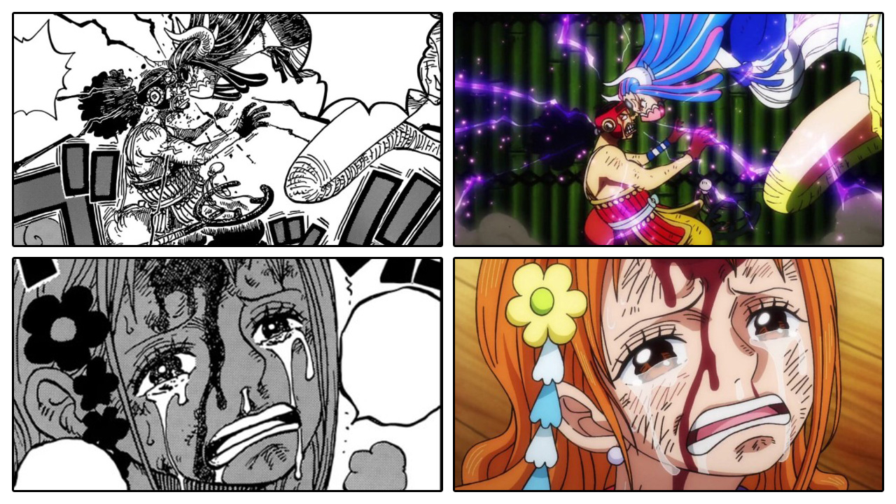 One Piece | Comparação Anime x Mangá do episódio 1008