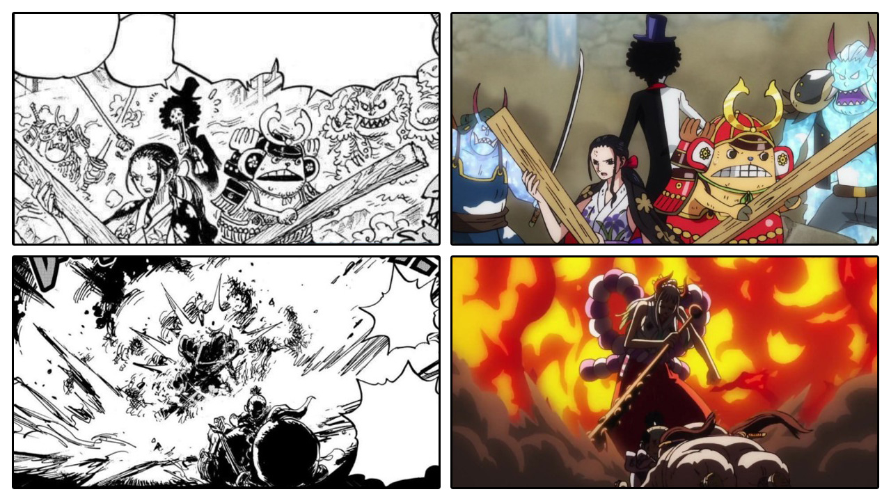 One Piece | Comparação Anime x Mangá do episódio 1007
