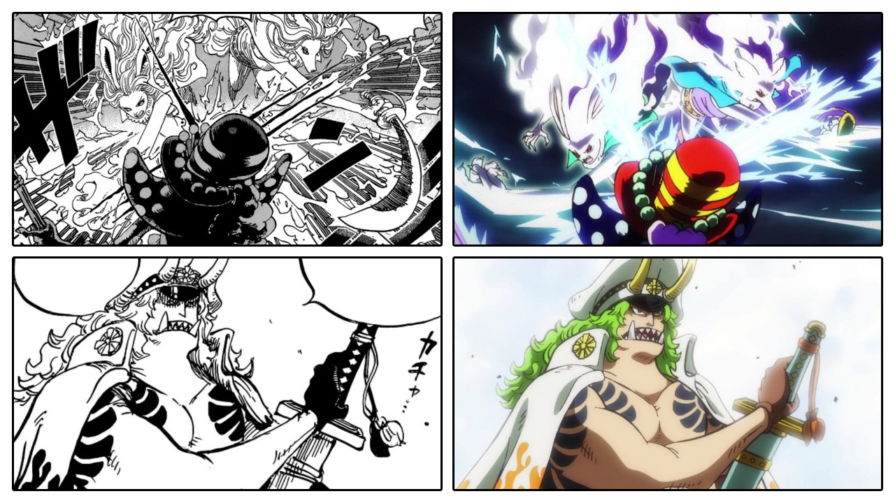 One Piece | Comparação Anime x Mangá do episódio 1009