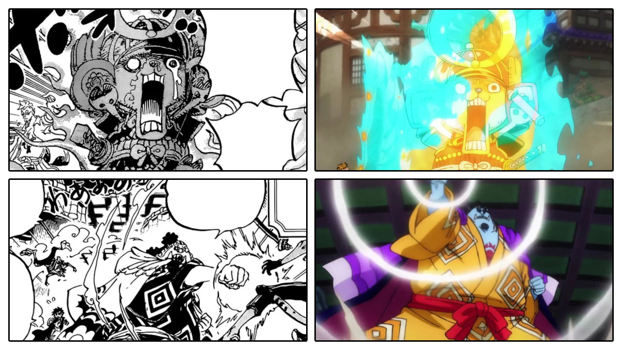 One Piece | Comparação Anime x Mangá do episódio 1012