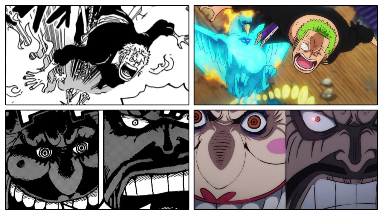 One Piece | Comparação Anime x Mangá do episódio 1014