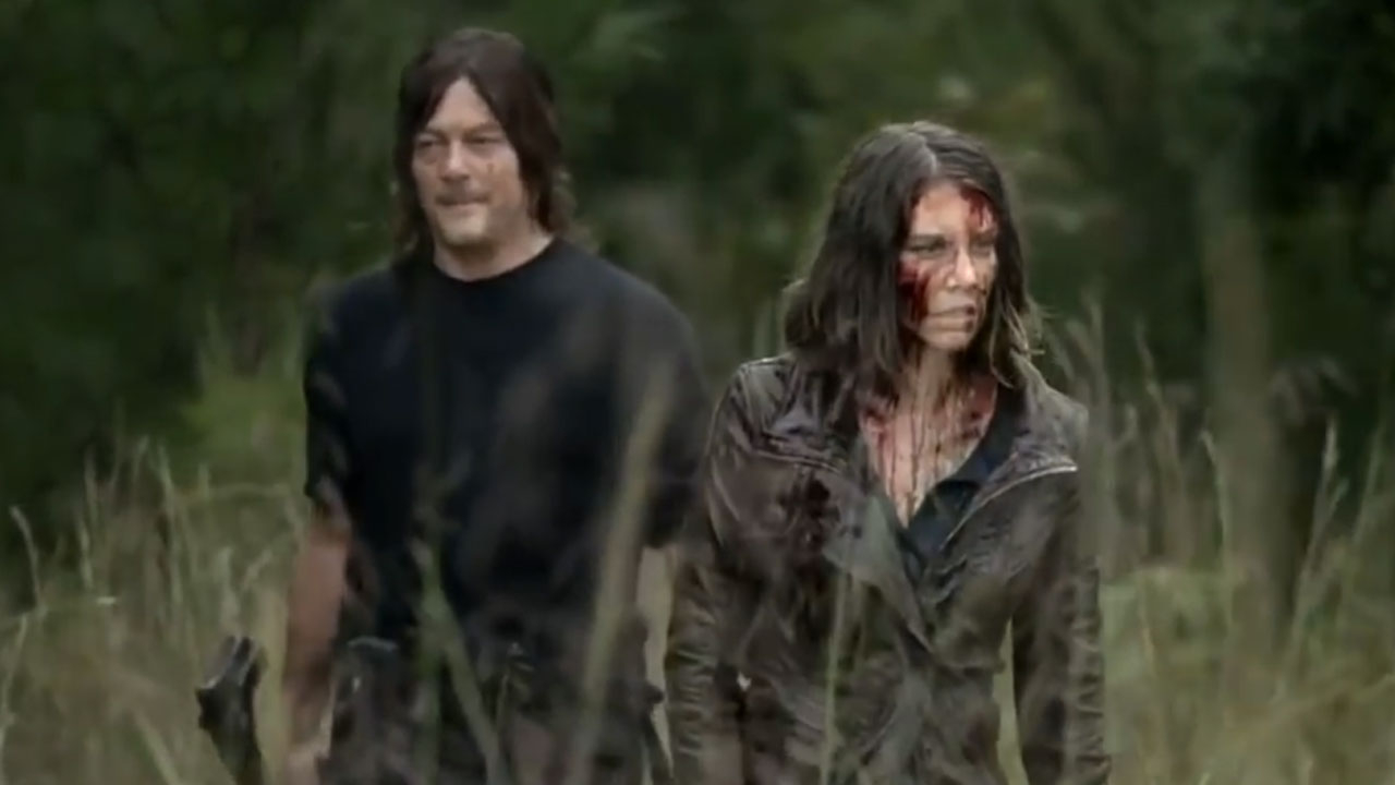 Daryl e Maggie no 16º episódio da 11ª temporada de The Walking Dead (S11E16 - 