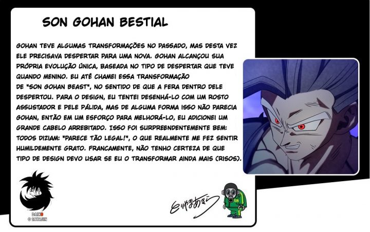 Dragon ball super super hero akira toriyama revela nome gohan beast