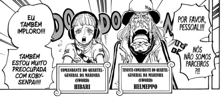 One piece manga 1061 hibari helmeppo