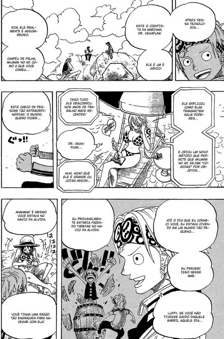 One piece manga 433 koby menciona vegapunk pela primeira vez