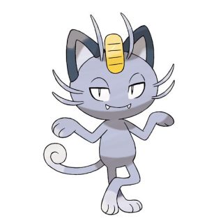Pokemon pokedex 0052 meowth alola