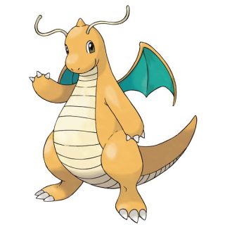 Pokemon pokedex 0149 dragonite