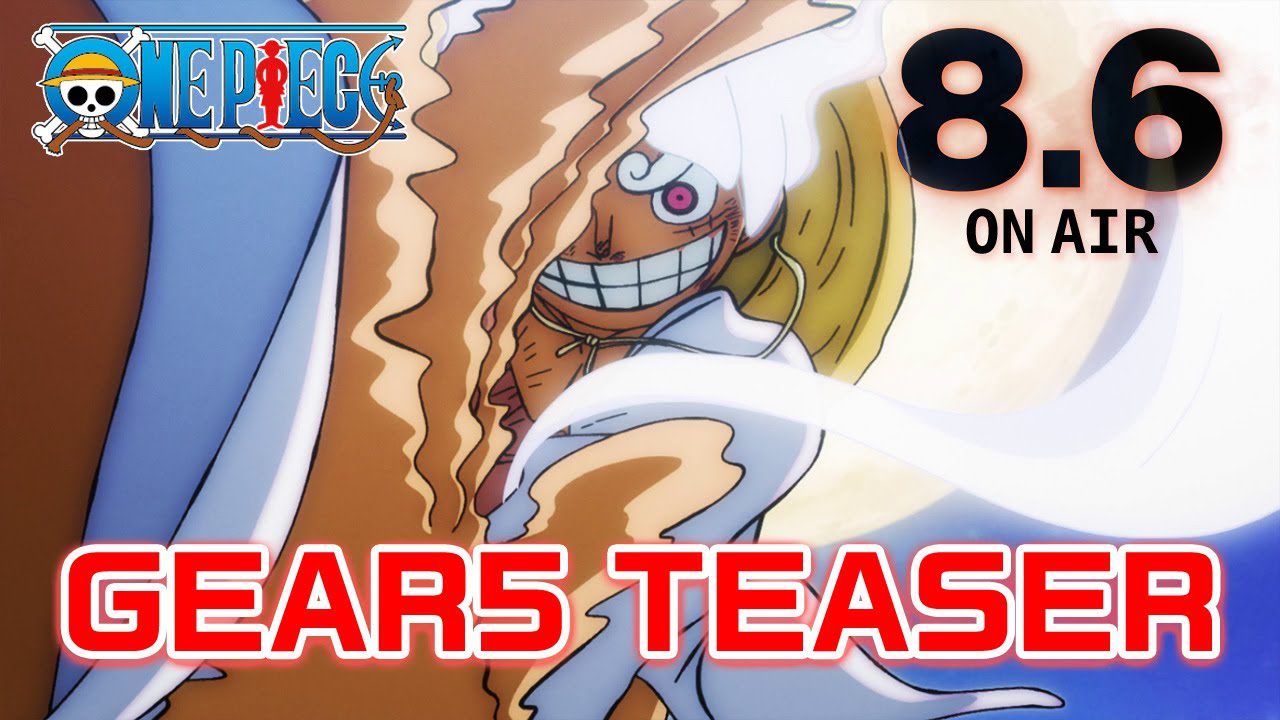 One Piece revela data de estreia do Gear 5 de Luffy no anime; ouça os tambores da libertação!