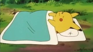 Pikachu dormindo postcover