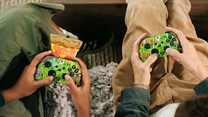 Xbox controle com cheiro de pizza jogadores