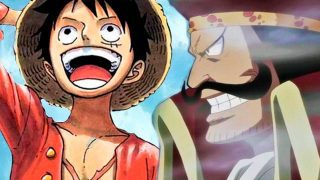 One piece luffy roger postcover