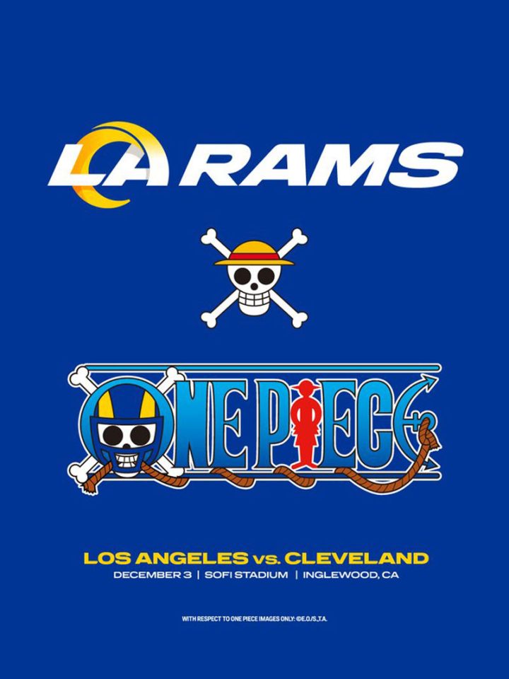 One piece nfl los angeles rams poster