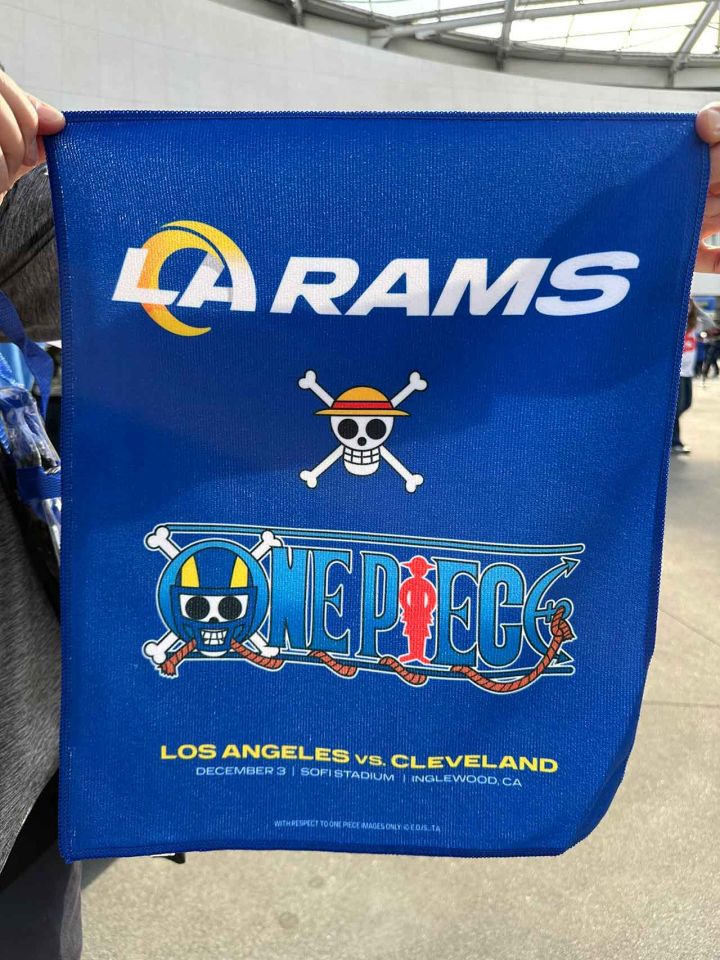 Los angeles rams and one piece game collaboration day nfl 5