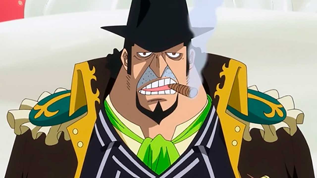 One piece anime capone bege postcover